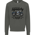 Legendary Motorcycles Biker Cafe Racer Kids Sweatshirt Jumper Storm Grey