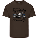 Legendary Motorcycles Biker Cafe Racer Kids T-Shirt Childrens Chocolate