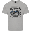 Legendary Motorcycles Biker Cafe Racer Kids T-Shirt Childrens Sports Grey