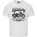 Legendary Motorcycles Biker Cafe Racer Kids T-Shirt Childrens White