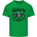 Legendary Motorcycles Biker Cafe Racer Mens Cotton T-Shirt Tee Top Irish Green
