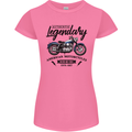 Legendary Motorcycles Biker Cafe Racer Womens Petite Cut T-Shirt Azalea