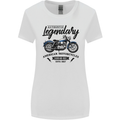 Legendary Motorcycles Biker Cafe Racer Womens Wider Cut T-Shirt White