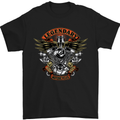 Legendary Motorcycles Motorbike Biker Mens T-Shirt Cotton Gildan Black