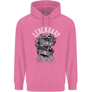 Legendary Shovelhead Motorcycle Biker Childrens Kids Hoodie Azalea