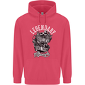 Legendary Shovelhead Motorcycle Biker Childrens Kids Hoodie Heliconia
