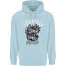 Legendary Shovelhead Motorcycle Biker Childrens Kids Hoodie Light Blue