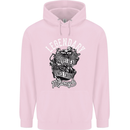 Legendary Shovelhead Motorcycle Biker Childrens Kids Hoodie Light Pink