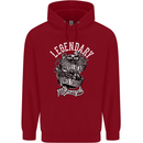 Legendary Shovelhead Motorcycle Biker Childrens Kids Hoodie Red