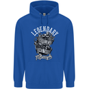 Legendary Shovelhead Motorcycle Biker Childrens Kids Hoodie Royal Blue