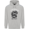 Legendary Shovelhead Motorcycle Biker Childrens Kids Hoodie Sports Grey