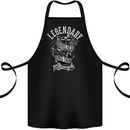 Legendary Shovelhead Motorcycle Biker Cotton Apron 100% Organic Black