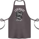 Legendary Shovelhead Motorcycle Biker Cotton Apron 100% Organic Dark Grey