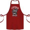 Legendary Shovelhead Motorcycle Biker Cotton Apron 100% Organic Maroon