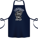 Legendary Shovelhead Motorcycle Biker Cotton Apron 100% Organic Navy Blue