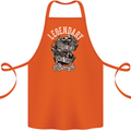 Legendary Shovelhead Motorcycle Biker Cotton Apron 100% Organic Orange