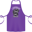 Legendary Shovelhead Motorcycle Biker Cotton Apron 100% Organic Purple