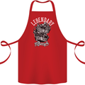 Legendary Shovelhead Motorcycle Biker Cotton Apron 100% Organic Red