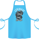 Legendary Shovelhead Motorcycle Biker Cotton Apron 100% Organic Turquoise