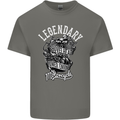 Legendary Shovelhead Motorcycle Biker Kids T-Shirt Childrens Charcoal
