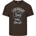 Legendary Shovelhead Motorcycle Biker Kids T-Shirt Childrens Chocolate
