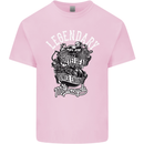 Legendary Shovelhead Motorcycle Biker Kids T-Shirt Childrens Light Pink