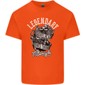 Legendary Shovelhead Motorcycle Biker Kids T-Shirt Childrens Orange