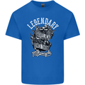 Legendary Shovelhead Motorcycle Biker Kids T-Shirt Childrens Royal Blue