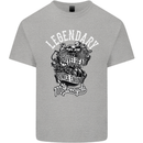 Legendary Shovelhead Motorcycle Biker Kids T-Shirt Childrens Sports Grey
