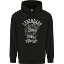 Legendary Shovelhead Motorcycle Biker Mens 80% Cotton Hoodie Black