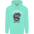 Legendary Shovelhead Motorcycle Biker Mens 80% Cotton Hoodie Peppermint