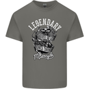 Legendary Shovelhead Motorcycle Biker Mens Cotton T-Shirt Tee Top Charcoal