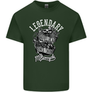 Legendary Shovelhead Motorcycle Biker Mens Cotton T-Shirt Tee Top Forest Green