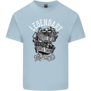 Legendary Shovelhead Motorcycle Biker Mens Cotton T-Shirt Tee Top Light Blue