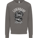 Legendary Shovelhead Motorcycle Biker Mens Sweatshirt Jumper Charcoal