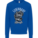 Legendary Shovelhead Motorcycle Biker Mens Sweatshirt Jumper Royal Blue