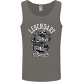 Legendary Shovelhead Motorcycle Biker Mens Vest Tank Top Charcoal