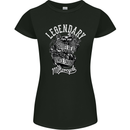 Legendary Shovelhead Motorcycle Biker Womens Petite Cut T-Shirt Black