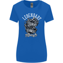 Legendary Shovelhead Motorcycle Biker Womens Wider Cut T-Shirt Royal Blue