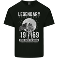 Legendary Space USA Moon Landing Astronaut Mens Cotton T-Shirt Tee Top Black