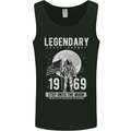 Legendary Space USA Moon Landing Astronaut Mens Vest Tank Top Black