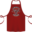 Legends Never Die Biker Motorbike Cotton Apron 100% Organic Maroon