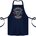 Legends Never Die Biker Motorbike Cotton Apron 100% Organic Navy Blue