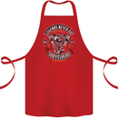 Legends Never Die Biker Motorbike Cotton Apron 100% Organic Red