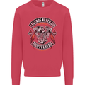 Legends Never Die Biker Motorbike Kids Sweatshirt Jumper Heliconia
