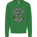 Legends Never Die Biker Motorbike Kids Sweatshirt Jumper Irish Green