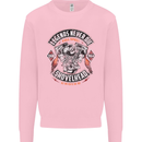 Legends Never Die Biker Motorbike Kids Sweatshirt Jumper Light Pink