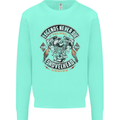 Legends Never Die Biker Motorbike Kids Sweatshirt Jumper Peppermint