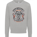 Legends Never Die Biker Motorbike Kids Sweatshirt Jumper Sports Grey