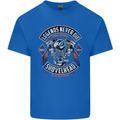 Legends Never Die Biker Motorbike Kids T-Shirt Childrens Royal Blue